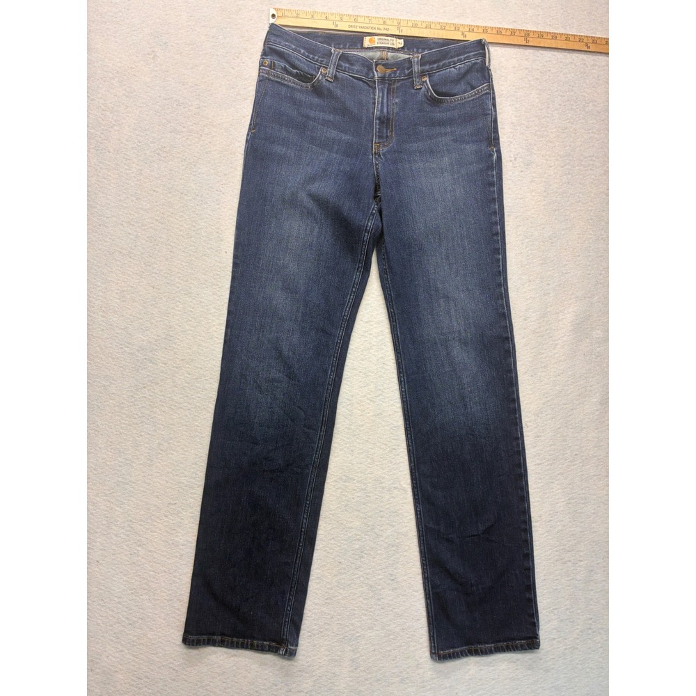 Carhartt Modern‎ Straight Leg Jeans Gorpcore Workwear Denim - 4 Blue